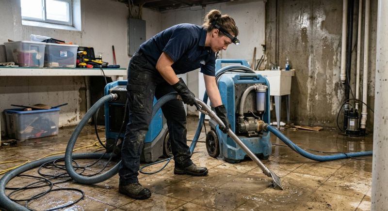 Crawlspace Water Cleanup in Chandler, AZ