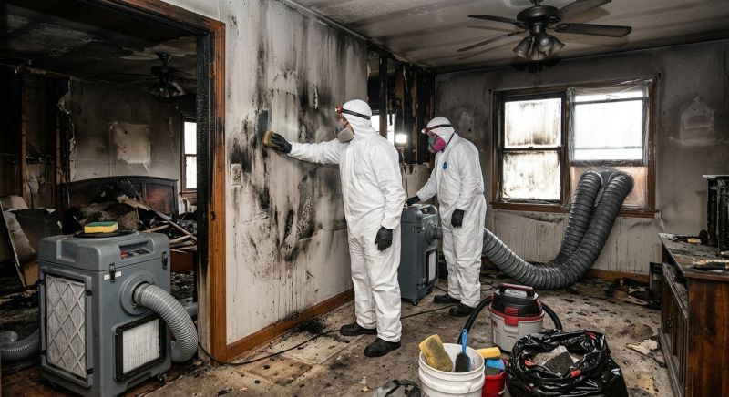 Residential Fire Restoration in Marin County, CA